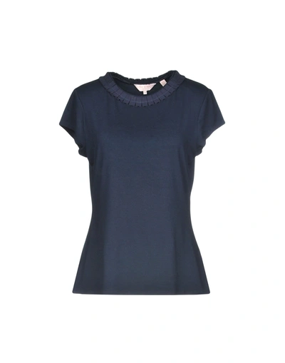 Ted Baker T-shirts In Dark Blue