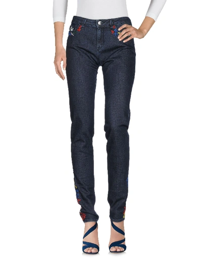 Love Moschino Denim Pants In Blue