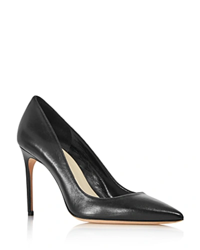 Brian Atwood Women's Valerie Leather Pointed Toe Pumps In Black