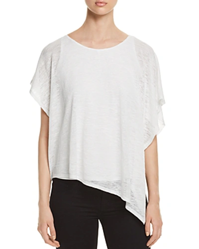 Status By Chenault Asymmetric Overlay Top In White