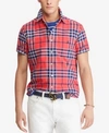 Polo Ralph Lauren Plaid Classic Fit Button-down Shirt In Sunset/navy Multi