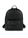 Cole Haan Leather Backpack In Black
