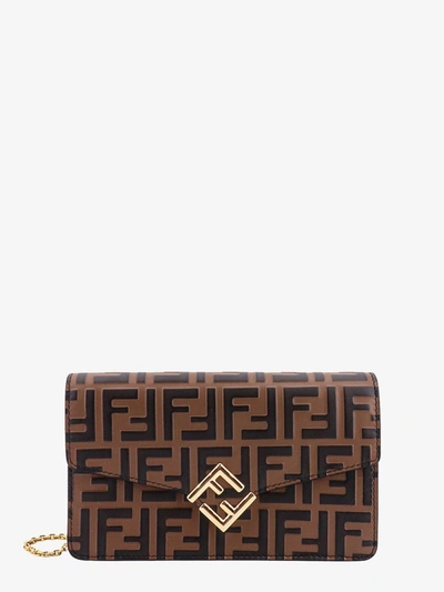 Fendi Ff Diamonds In Brown