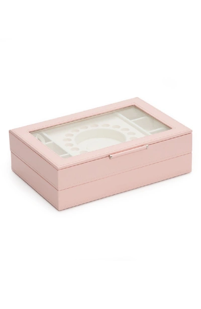 Wolf Sophia Stackable Jewelry Tray Set - Pink In Rose