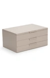 Wolf Sophia Large Jewelry Box - Beige In Mink