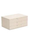 Wolf Sophia Large Jewelry Box In Ivory