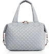 Mz Wallace Large Sutton Tote - Grey In Dove Grey