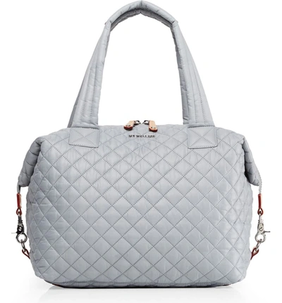 Mz Wallace Large Sutton Tote - Grey In Dove Grey