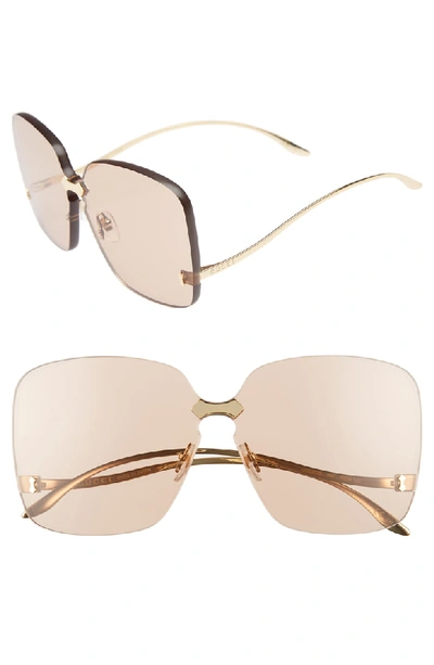 imaju pogrešno vlasnik beznačajan gucci 62mm open temple special fit  rimless sunglasses in metallic lyst - ninhbinhprivatetours.com