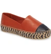 Tory Burch Colorblock Platform Espadrille In Desert Spice