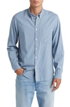 Nn07 Arne 5655 Button-down Shirt In Dust Blue