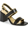 Tory Burch Delaney Double Strap Sandal In Perfect Black