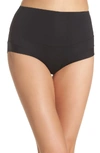 Yummie Tummie Tamers Mid Waist Briefs In Black