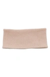 Portolano Honeycomb Stitch Cashmere Headband In Rose Quartz
