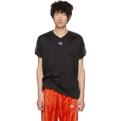 Adidas Originals By Alexander Wang Black Regular Soccer Jersey T-shirt