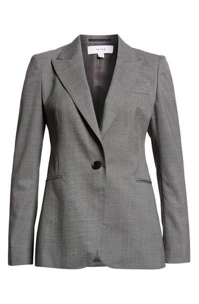 Reiss Layton Wool Blend Blazer In Grey
