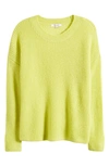 Madewell Ribbed Crewneck Sweater In Heather Citron