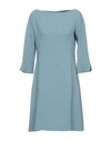 Antonelli Short Dress In Pastel Blue