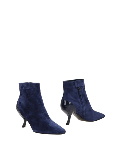 Roger Vivier Ankle Boot In Blue