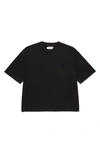 Honor The Gift Logo Embroidered Pocket T-shirt In Black