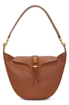 Vince Camuto Maecy Leather Convertible Hobo Bag In Warm Caramel