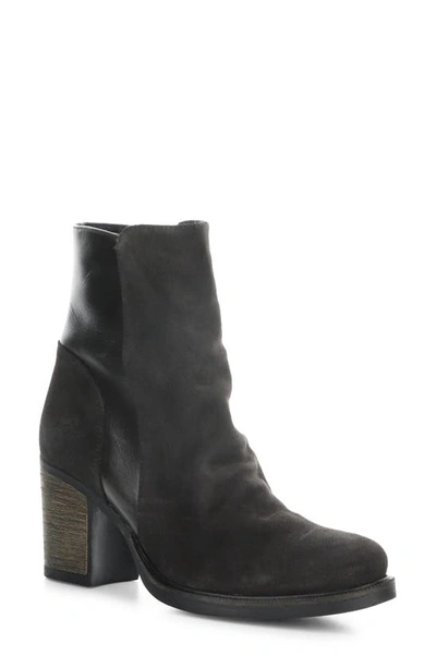 Bos. & Co. Bibos Waterproof Bootie In Grey Suede/ Feel