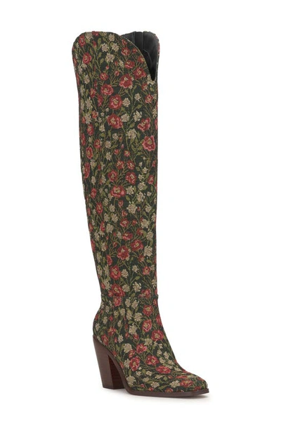 Jessica Simpson Ravyn Knee High Boot In Multi Textile