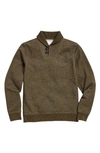 Billy Reid Mouline Shawl Collar Cotton Pullover In Green
