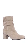 L'amour Des Pieds Pivar Slouch Bootie In Taupe