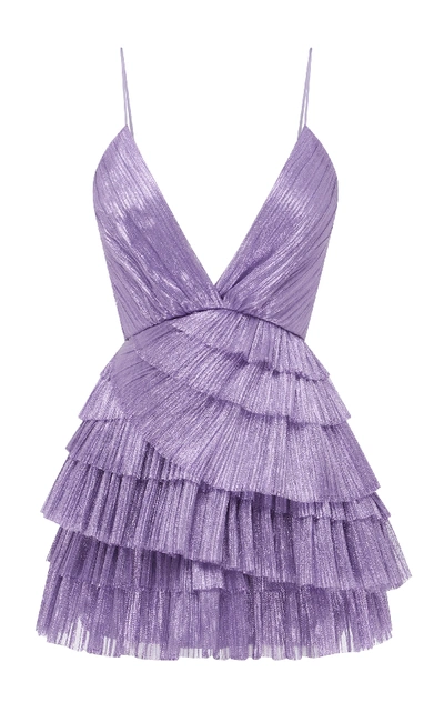 alice mccall purple pleated shell dress Alice McCALL Don't Be Shy Pleated Shell Dress in Pink