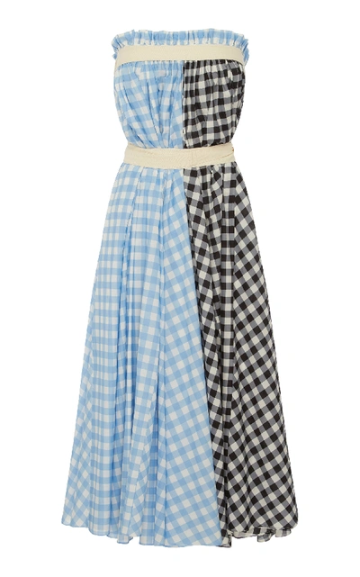 Lee mathews clara check dress discount