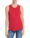 Chaser Seamed Muscle Tank In Strawberry