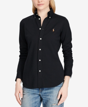 ralph lauren black oxford