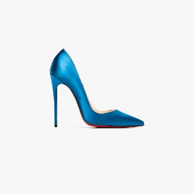 Christian Louboutin So Kate Satin In Blue