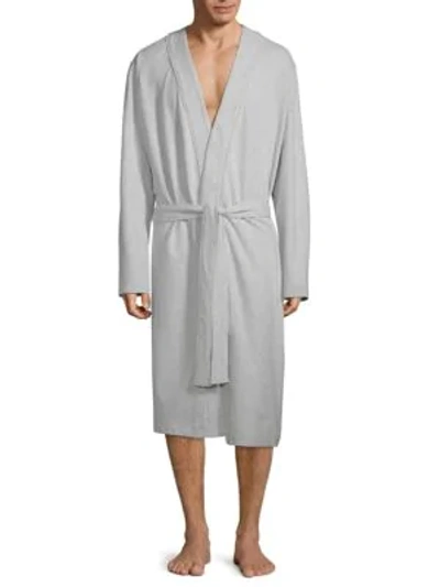 Ugg Samuel Surplice Robe In Silver Heather