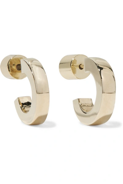 Jennifer Fisher Small Huggies Gold-plated Hoop Earrings