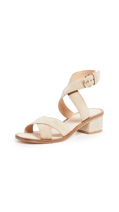 Joie Rana Suede Ankle-strap Sandals In Sand Fw Sp18