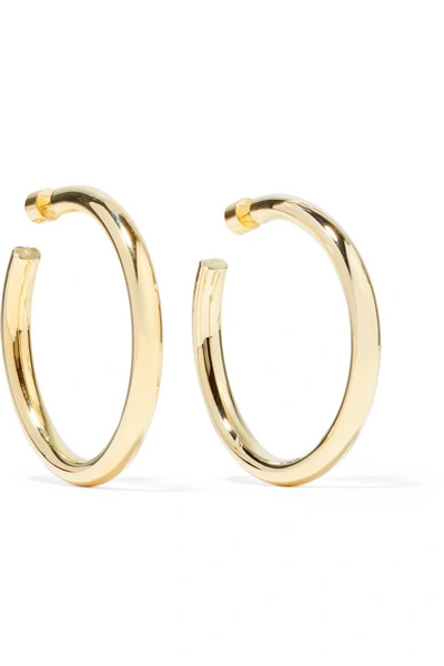 Jennifer Fisher 2&quot; Samira Gold-plated Hoop Earrings
