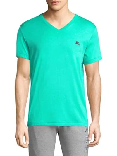 Burberry Jadford Core Tee In Turquoise