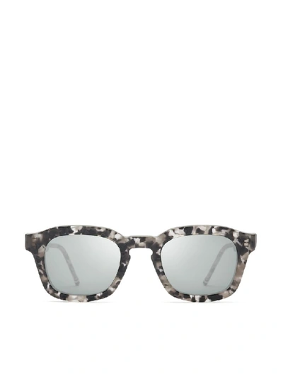 Thom Browne Unisex Sunglasses In Grey Tortoise Dark Grey Silvfl