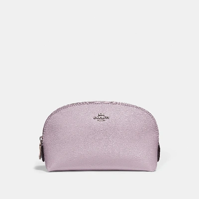 Coach Cosmetic Case 17 - Women's In Ice Purple/silver