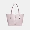 Coach Market Tote In Ice Pink/silver