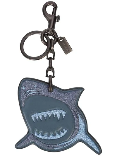 Coach Sharky Bag Charm - Black