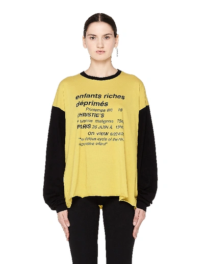 enfants riches déprimés 長袖カットソー enfants riches déprimés 長袖カットソー