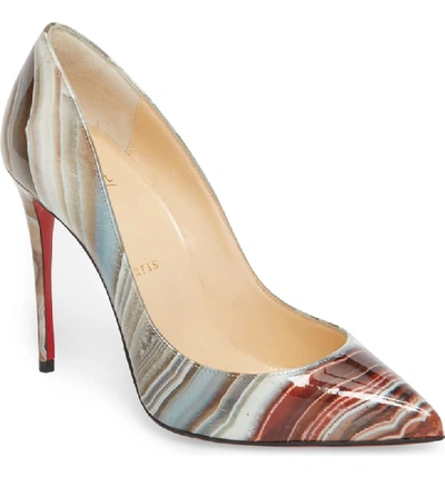 Christian Louboutin Pigalle Follies Pointy Toe Pump In Galaxy Beige