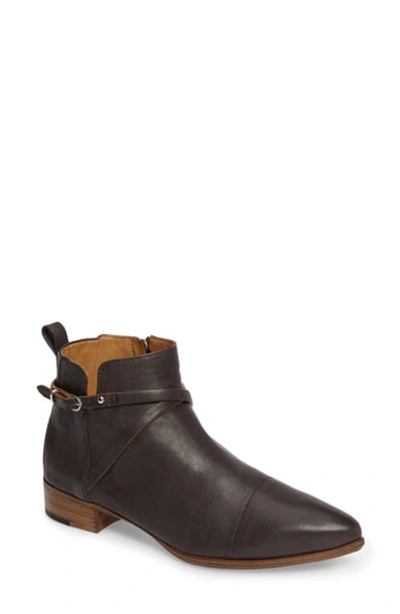 Alberto Fermani 'mea' Ankle Boot In Forged Iron