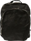 Guidi Zipped Backpack In Black