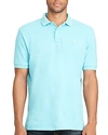 Polo Ralph Lauren Weathered Mesh Classic Fit Polo Shirt In True Aqua Blue