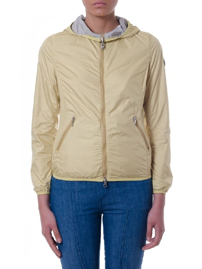 Colmar Cream Reversible Hooded Bomber Jacket In Cream-grey