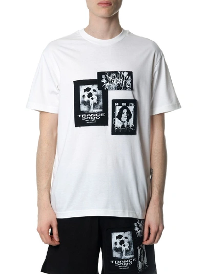 Misbhv White T-shirt With Black Patch